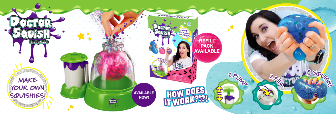 See our Doctor Squish Squishy Maker!